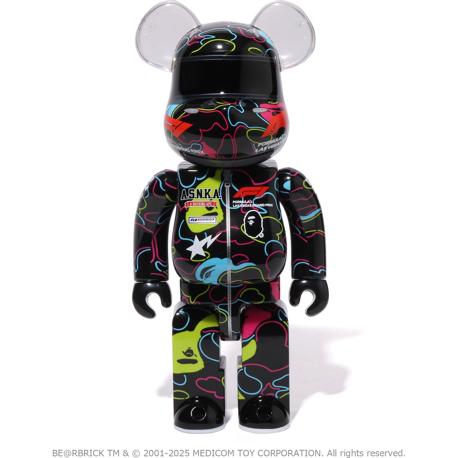 Alternative view of BAPE X F1 LAS VEGAS BE@RBRICK 100%&400%