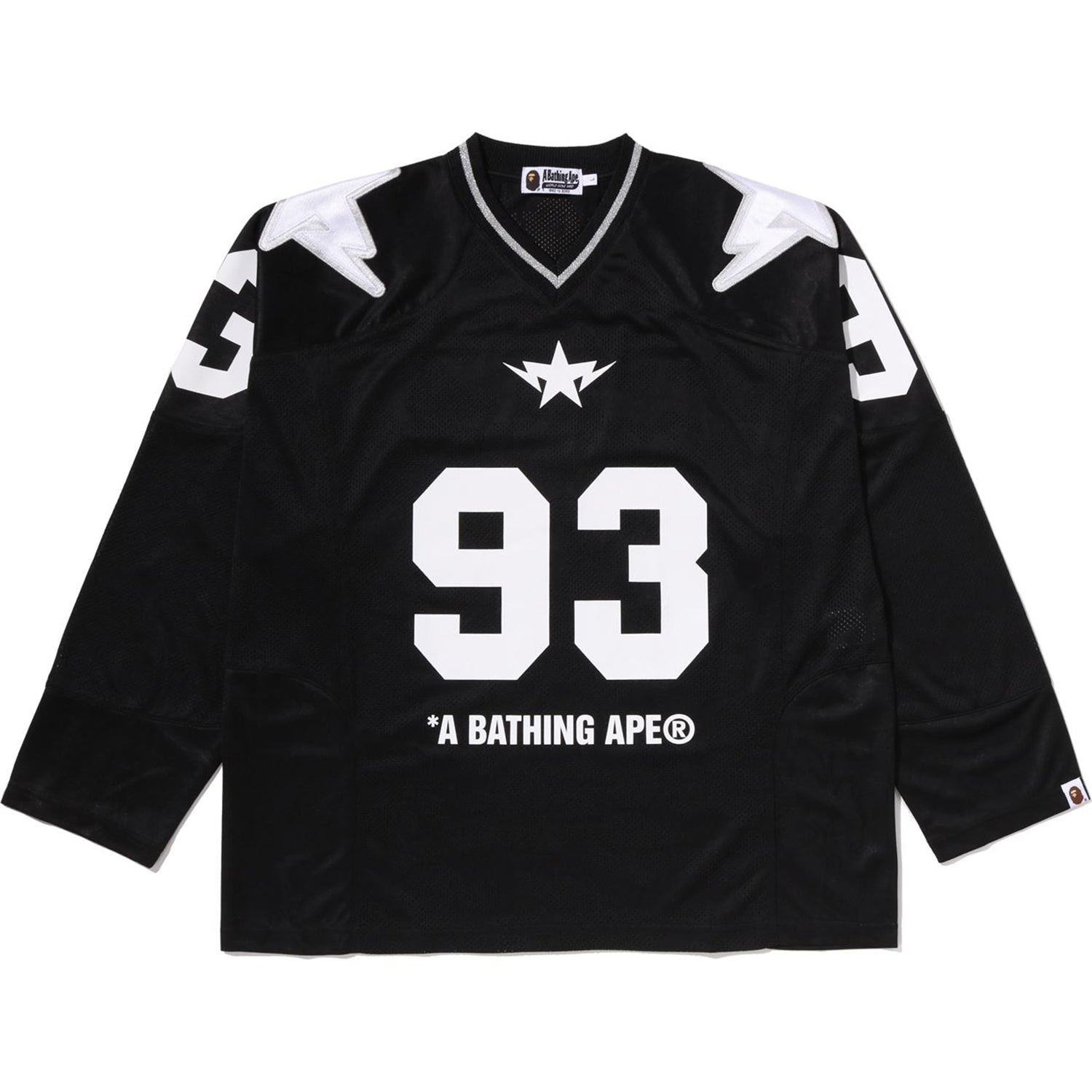 LINE CAMO MULTI LOGO CROPPED FIT FOOTBALL JERSEY MENS