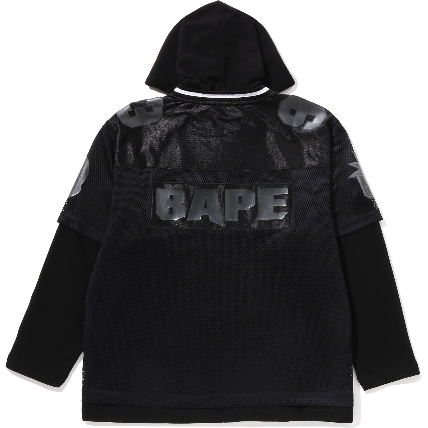 Alternative view of BAPE US BLACK FRIDAY MESH LAYERED RELAXED FIT PULLOVER HOODIE MENS