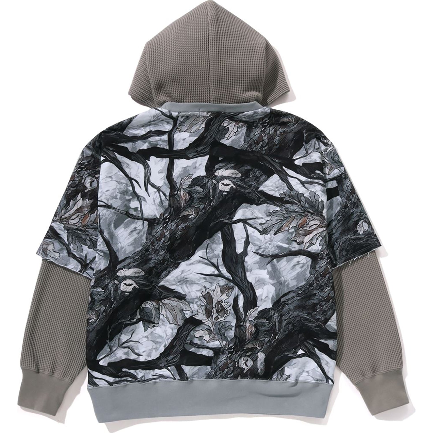 TREE EDGE CAMO LAYERED PULLOVER HOODIE MENS - Image 7