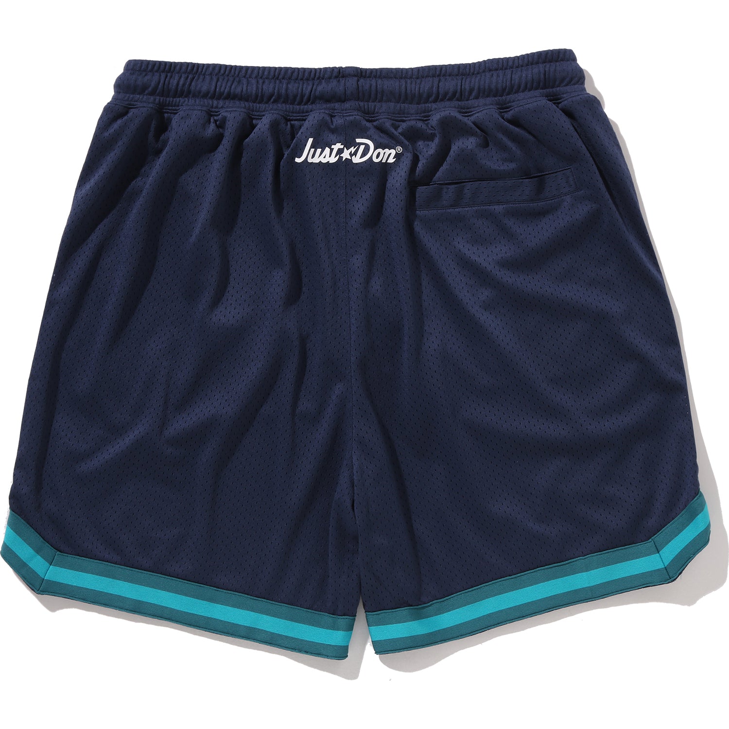 Alternative view of BAPE X JUST DON MILO RELAXED FIT BASKETBALL SHORTS MENS