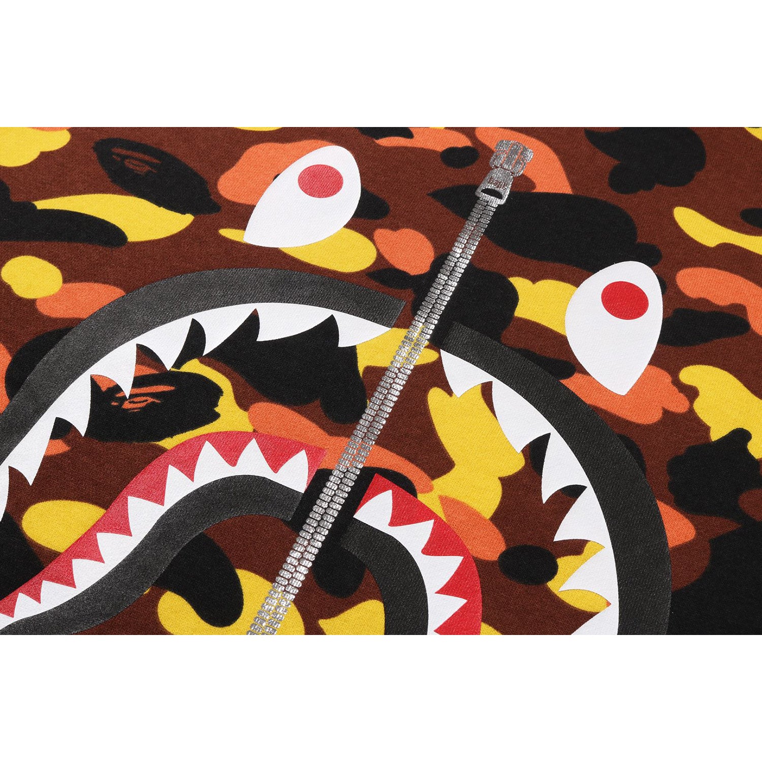 1ST CAMO SHARK CREWNECK SWEATSHIRT MENS - Image 3