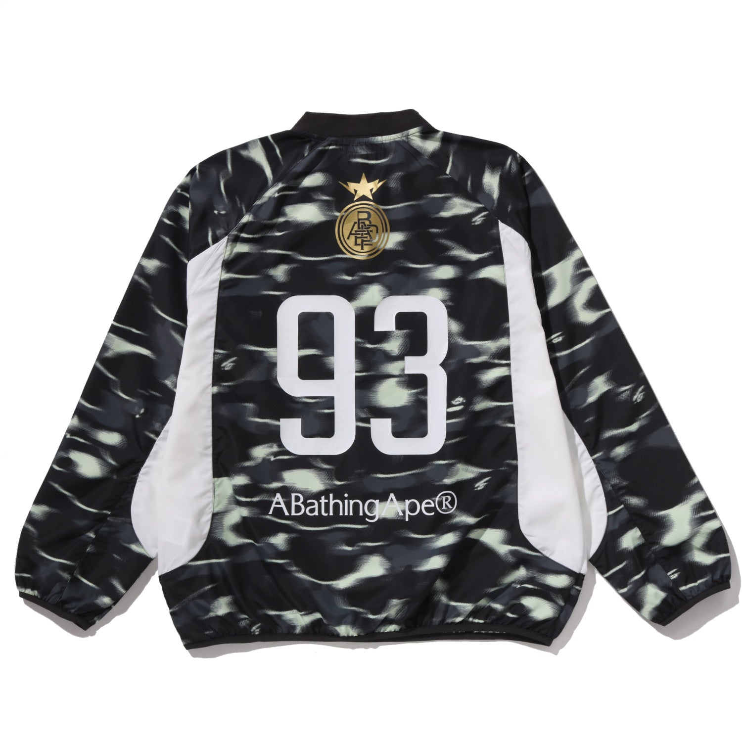 Alternative view of SCREEN CAMO FOOTBALL LOGO RELAXED FIT CREWNECK SWEATSHIRT MENS