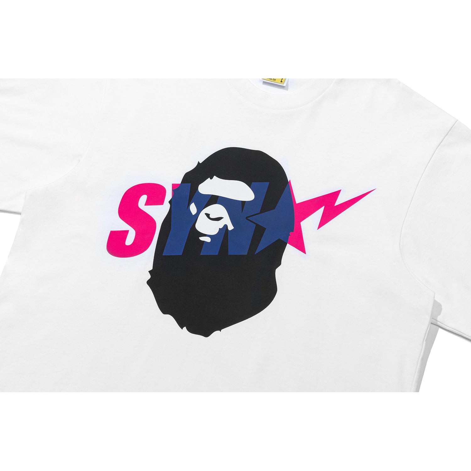 Alternative view of BAPE X SPOTIFY BY CENTRAL CEE APE HEAD RELAXED FIT TEE MENS