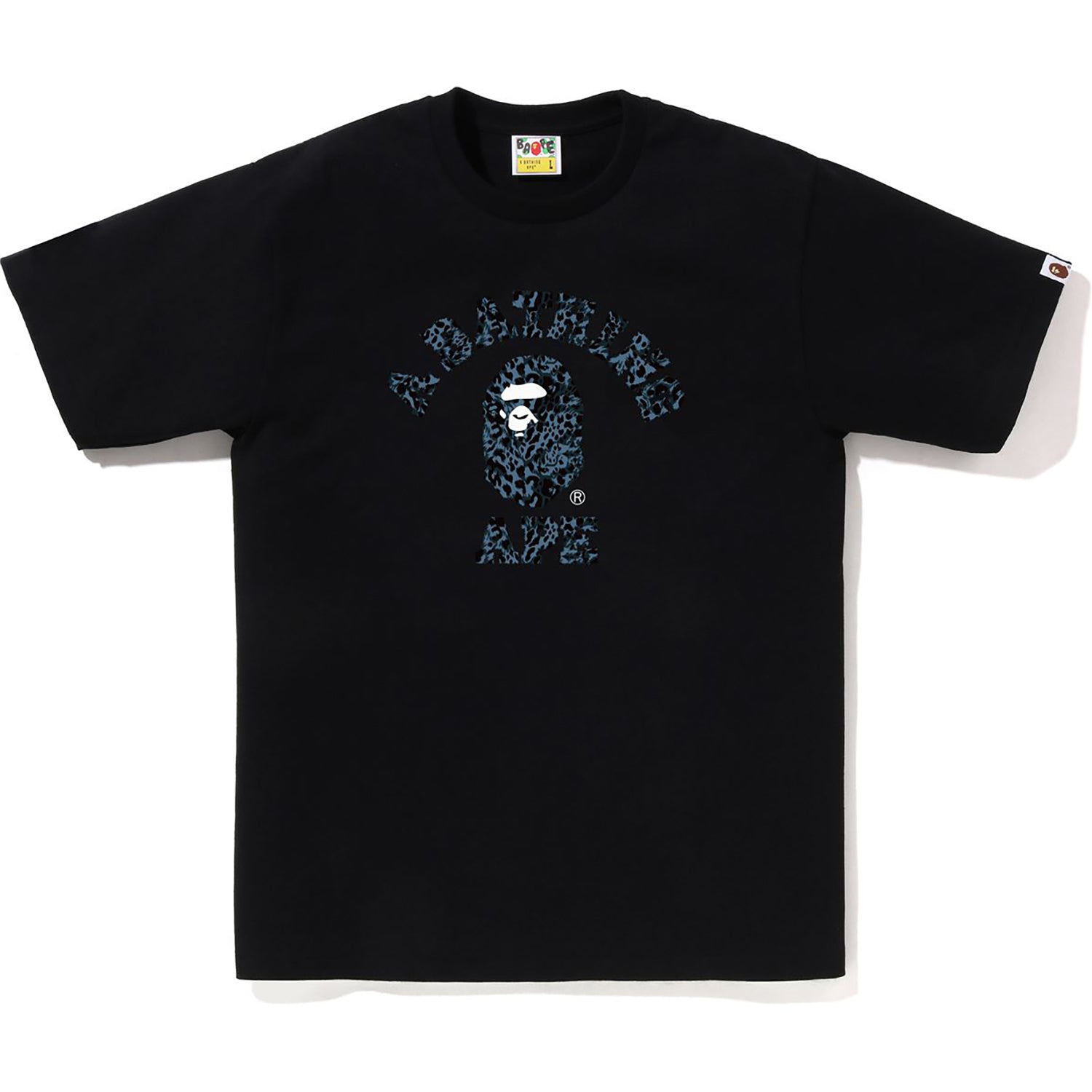 WILD LEOPARD PATTERN COLLEGE TEE MENS - Image 3