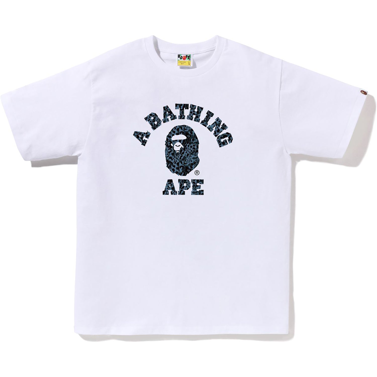 WILD LEOPARD PATTERN COLLEGE TEE MENS - Image 5