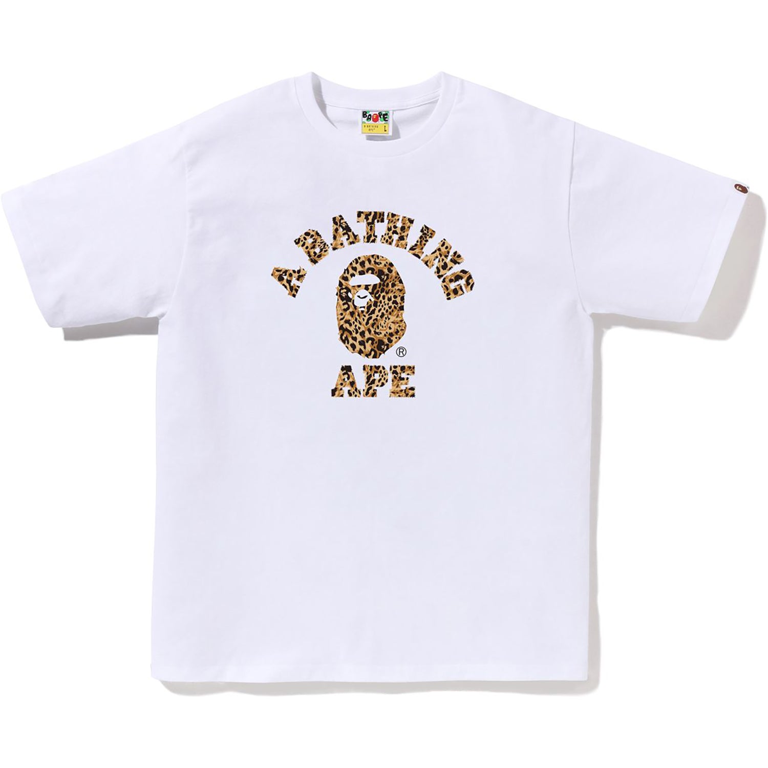 WILD LEOPARD PATTERN COLLEGE TEE MENS - Image 4