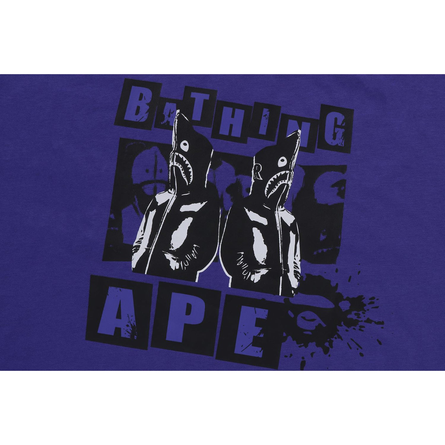GRAFFITI BAPE LOGO RELAXED FIT TEE #2 MENS - Image 2