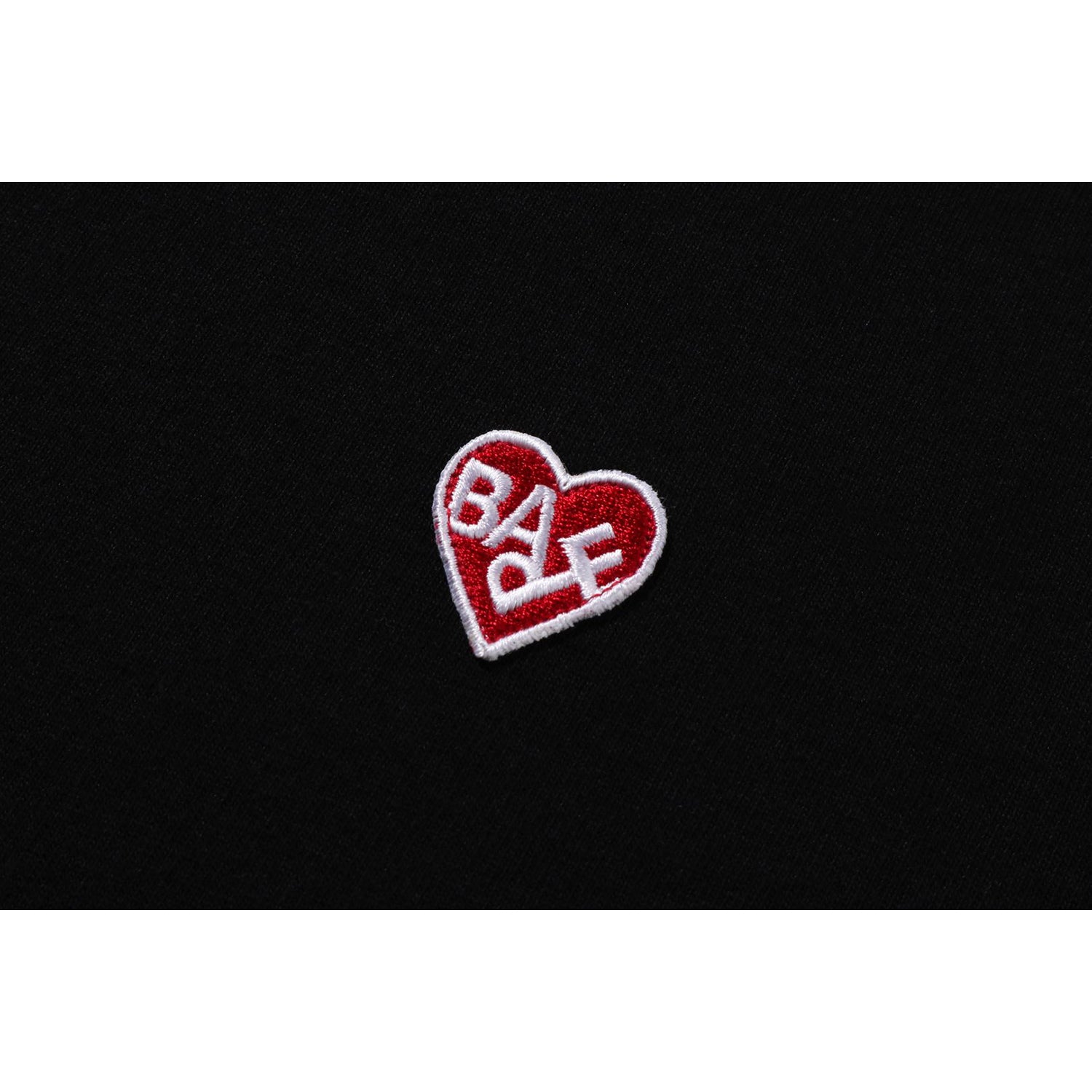 Alternative view of BAPE HEART ONE POINT TEE LADIES
