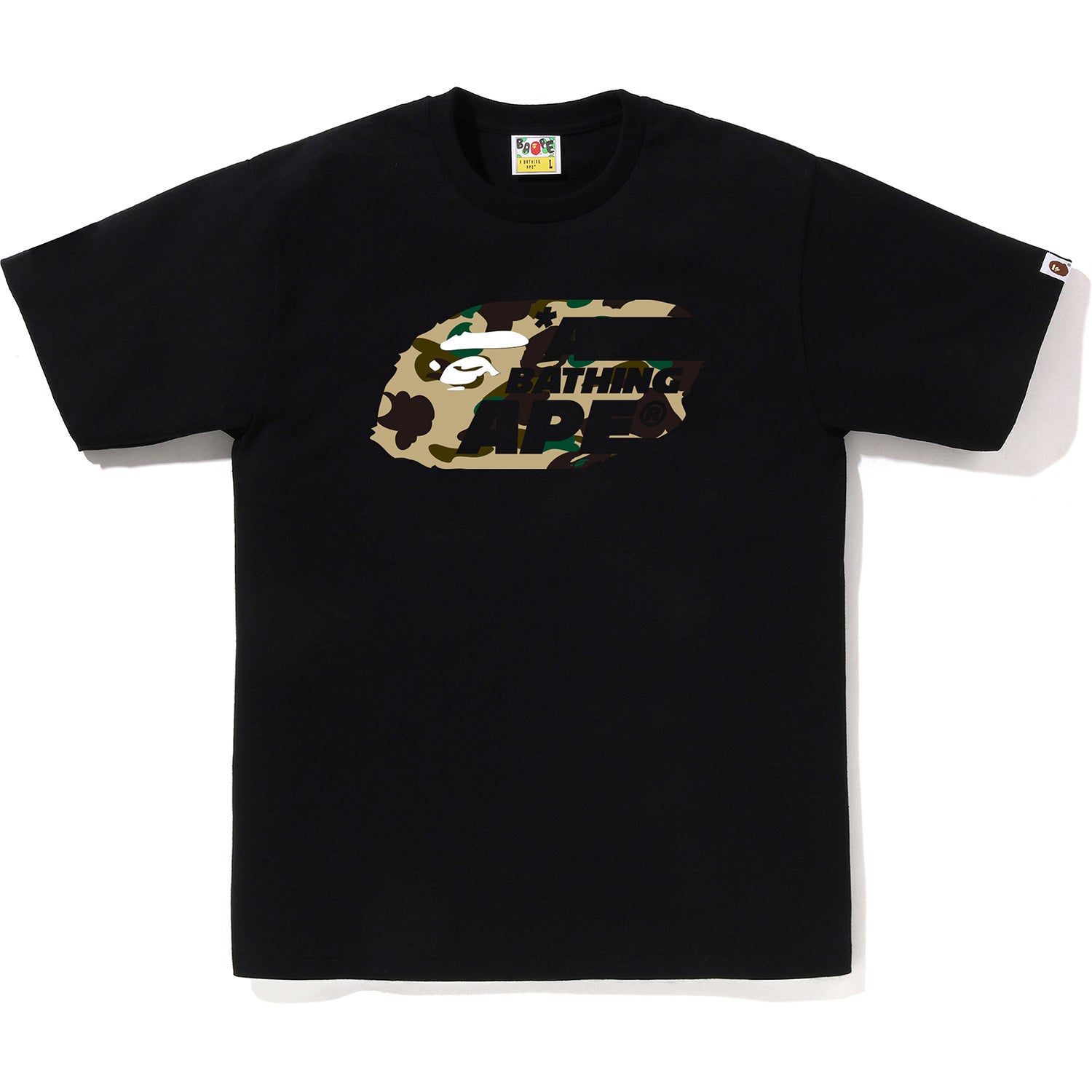 1ST CAMO MOVING APE HEAD TEE MENS