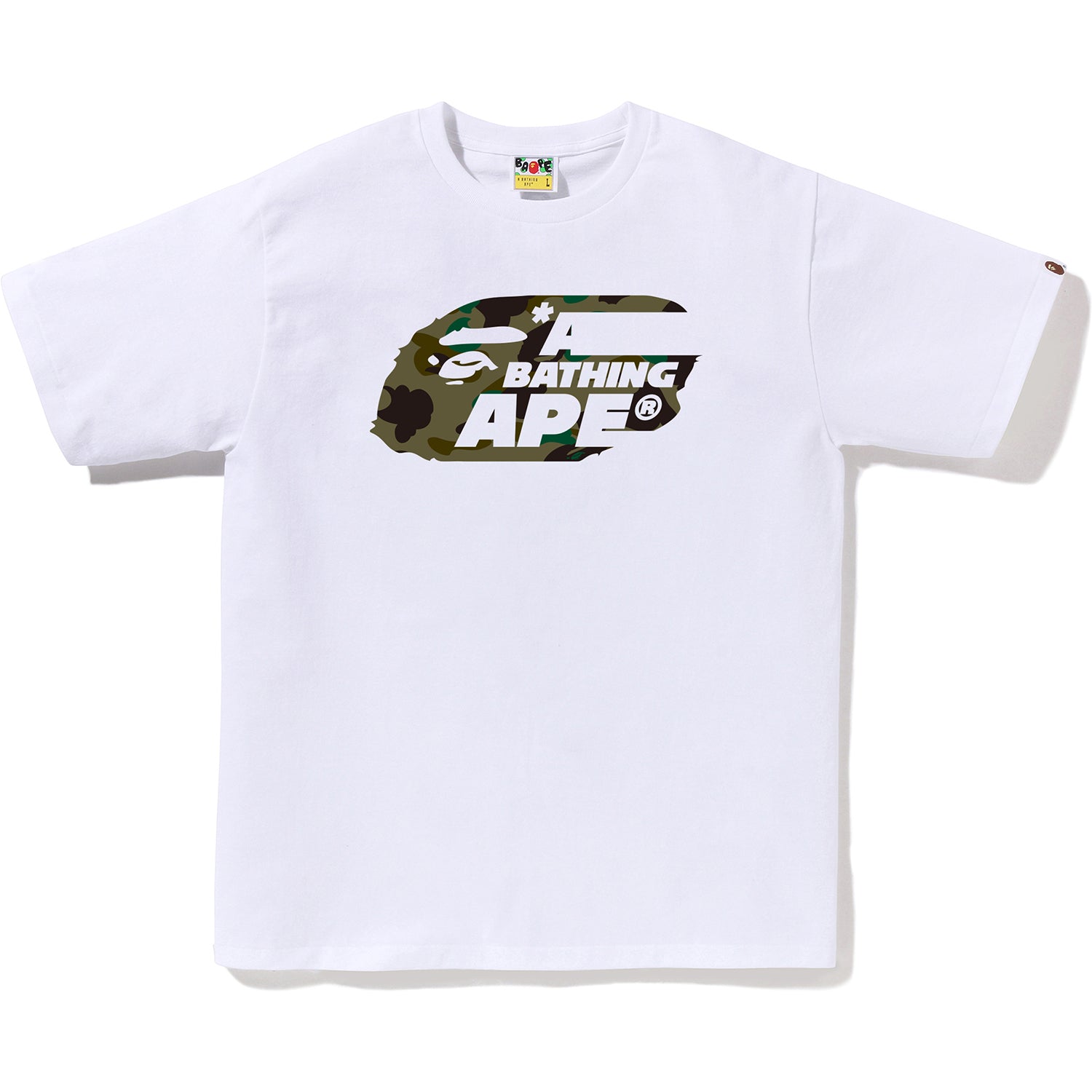 Alternative view of 1ST CAMO MOVING APE HEAD TEE MENS