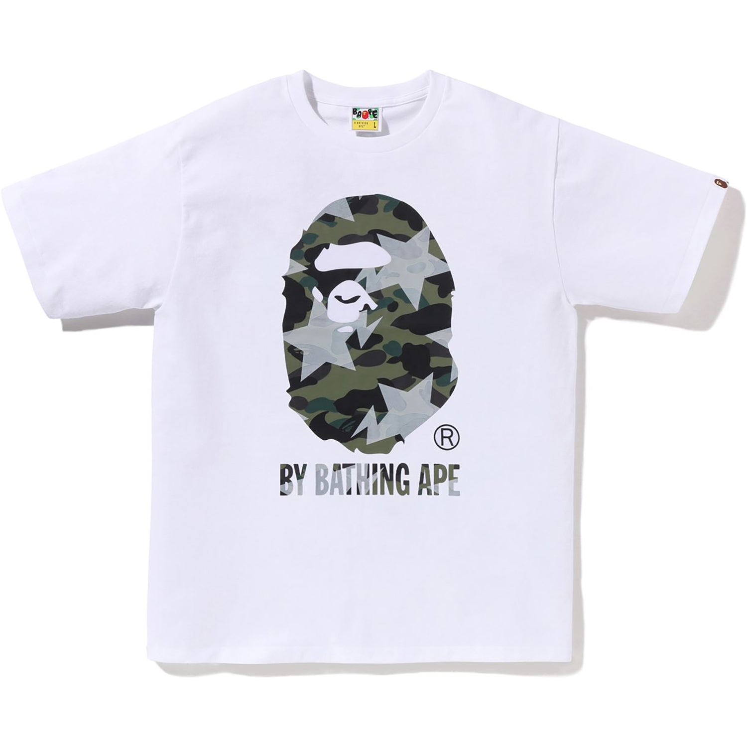 Alternative view of STA OVER PRINT 1ST CAMO BY BATHING APE TEE MENS