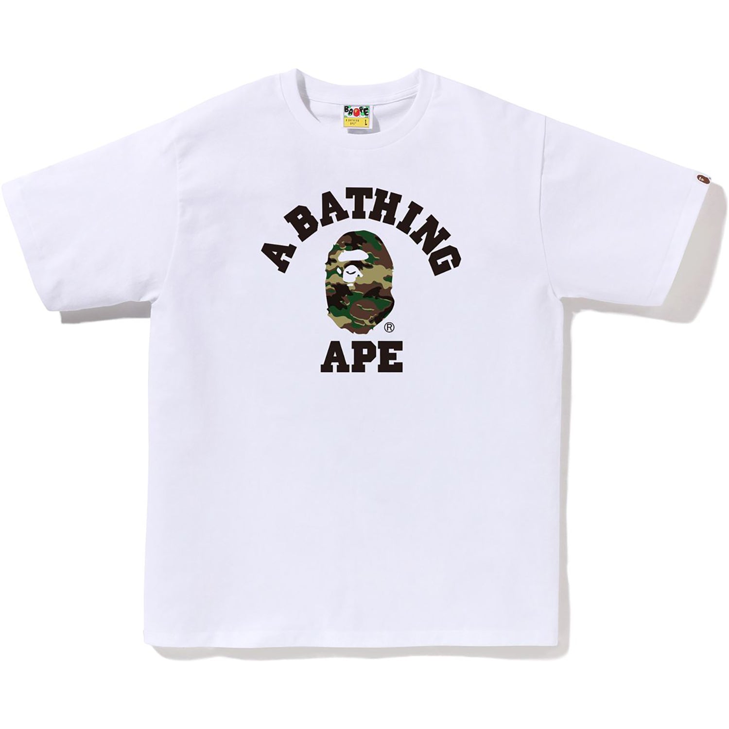 Alternative view of GLITCH WOODLAND CAMO COLLEGE TEE MENS