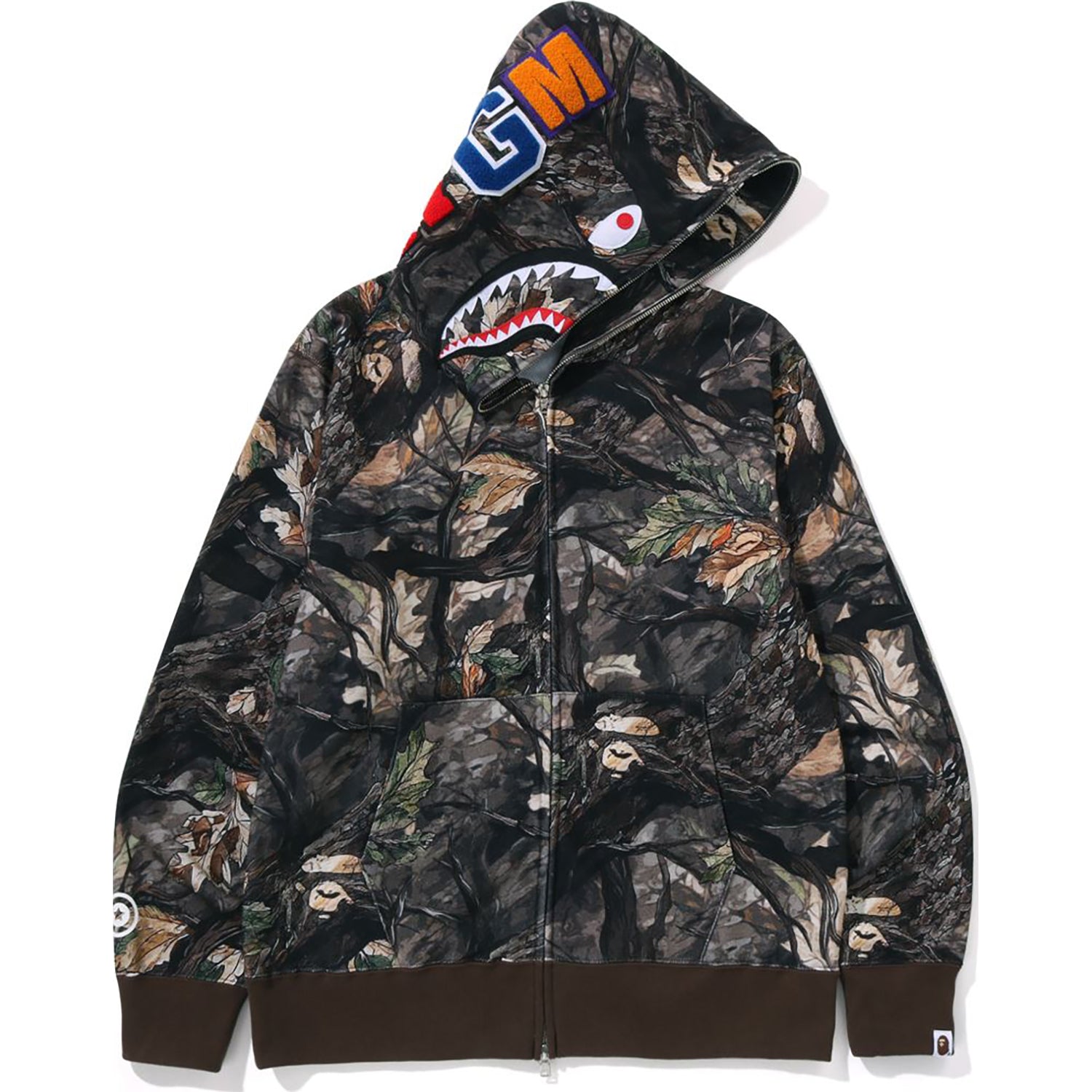 TREE EDGE CAMO SHARK FULL ZIP HOODIE MENS - Image 4