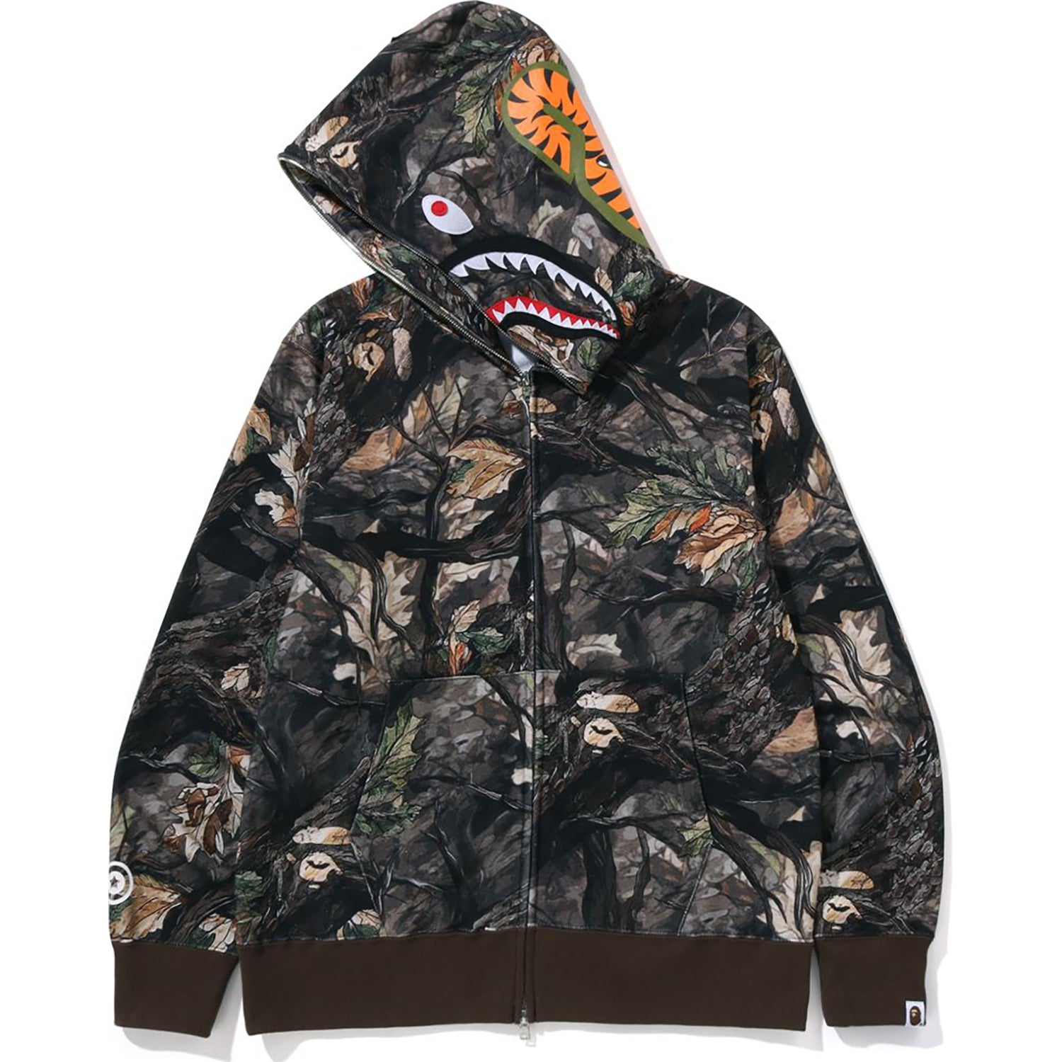TREE EDGE CAMO SHARK FULL ZIP HOODIE MENS - Image 5
