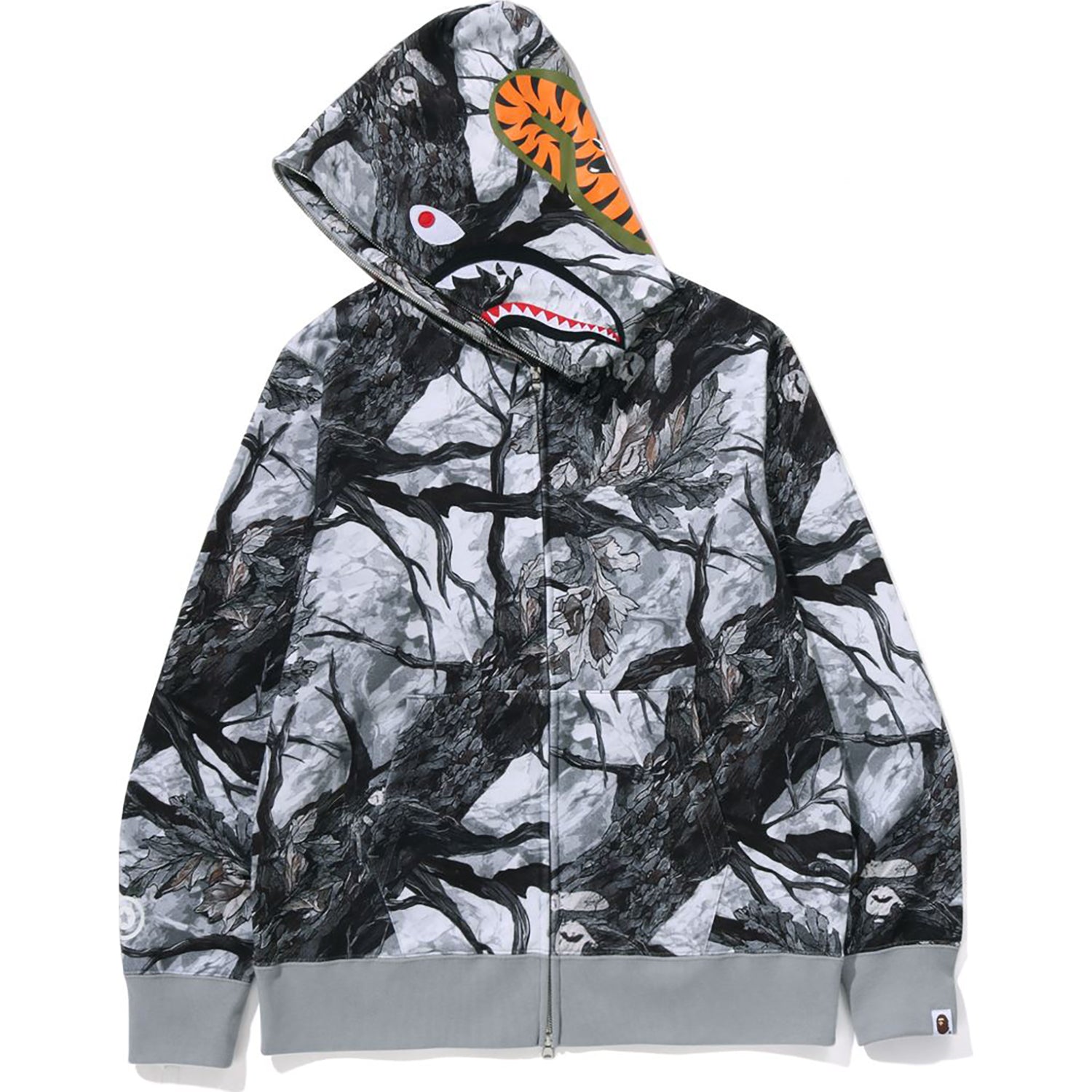 Alternative view of TREE EDGE CAMO SHARK FULL ZIP HOODIE MENS
