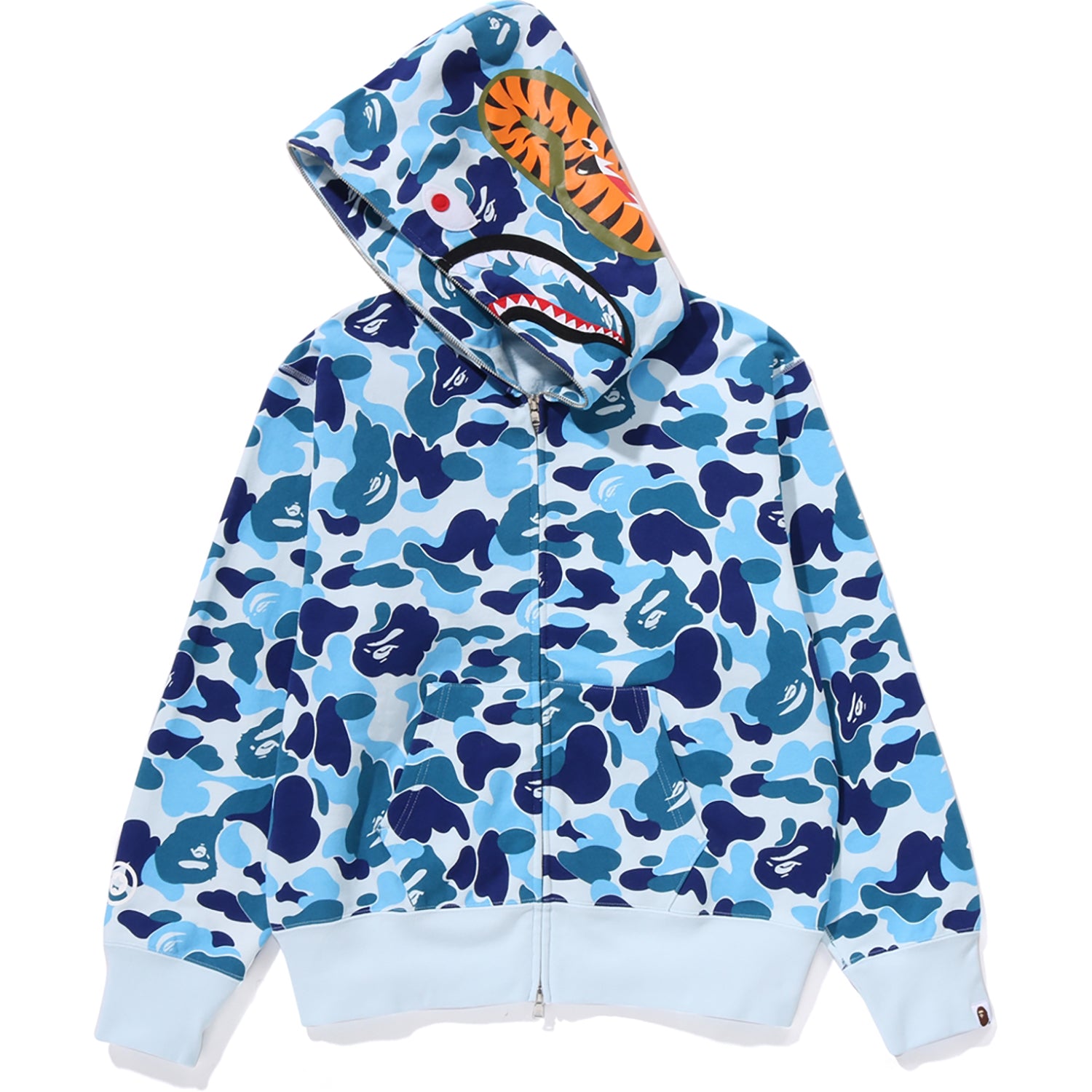 Alternative view of ABC CAMO SHARK FULL ZIP HOODIE LADIES