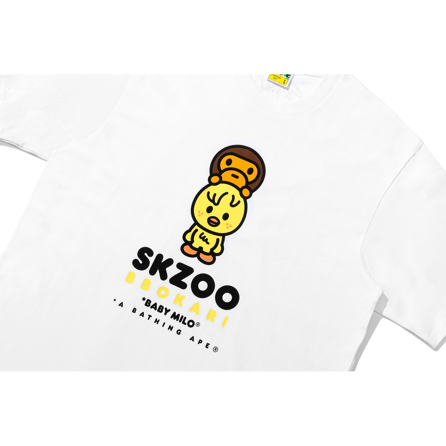Alternative view of BAPE X STRAY KIDS BBOKARI BABY MILO TEE MENS