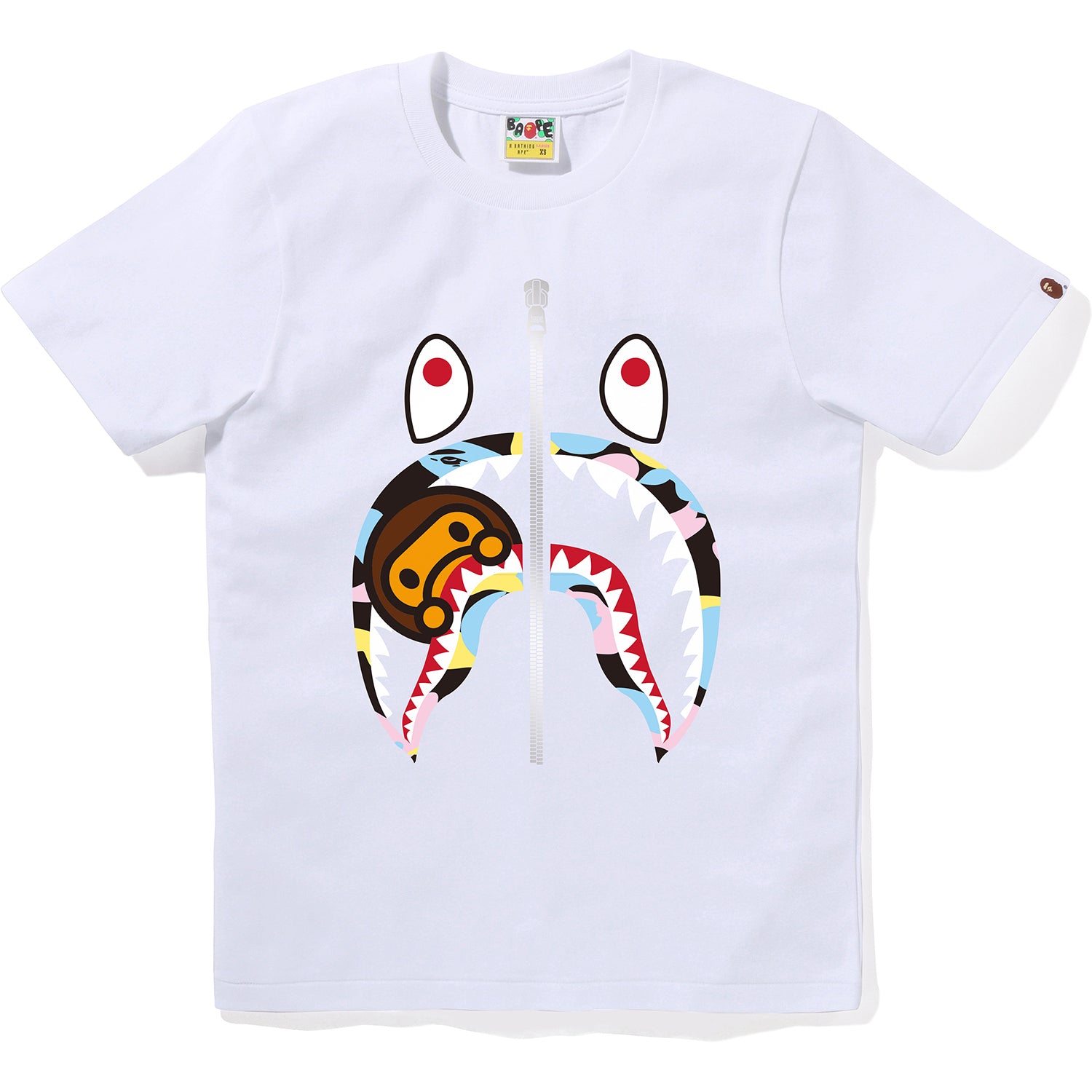 NEW MULTI CAMO MILO SHARK TEE LADIES
